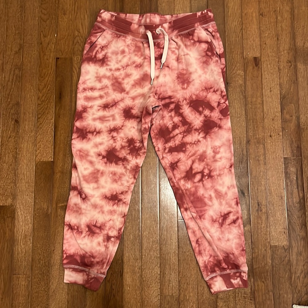 OLD NAVY PINK TIE DYE SIZE MEDIUM JOGGERS